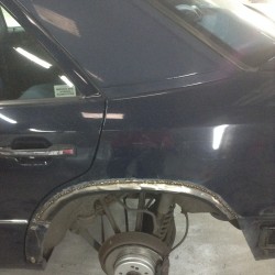 Mercedes C Class. Replaced Wheel-Arch