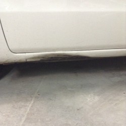 Fiat Panda with Severe Damage to N/S Sill & N/S Front Wing